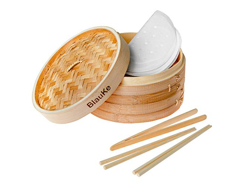 Inserções de Panela Grande de Fábrica Cesta de Vapor de Bambu