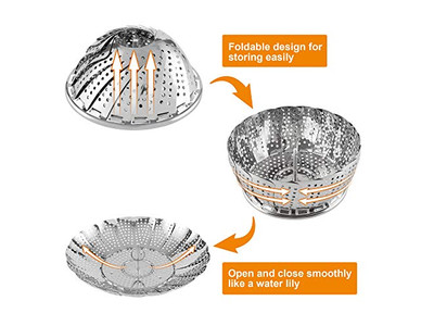 Panela de Momo de Alumínio para Alimentos Cesta de Vapor de Bambu