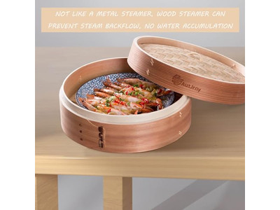 Cesta de Vapor de Bambu para Momo e Tortilla 8