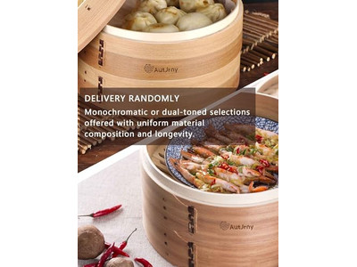 Cesta de Vapor de Bambu para Momo e Tortilla 8