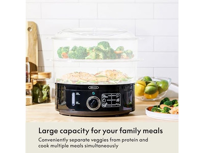 Cesta de Vapor de Bambu de 10 Polegadas para Dim Sum