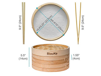 Inserções de Panela Grande de Fábrica Cesta de Vapor de Bambu