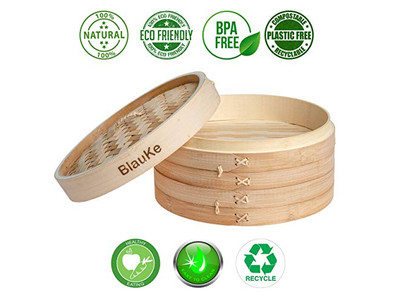 Inserções de Panela Grande de Fábrica Cesta de Vapor de Bambu