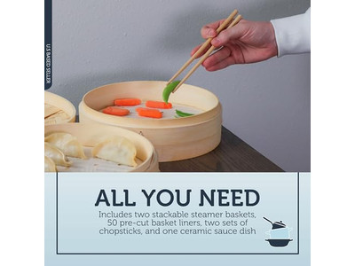 Vaporizador Japonês de Bambu Cesta de Vapor de Bambu