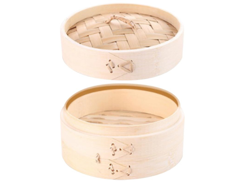 Vaporizadores de Produtos Cesta de Vapor de Bambu de 3 Camadas