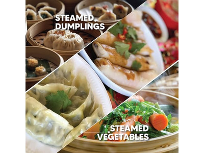 Cesta de Vapor de Bambu para Pães e Arroz