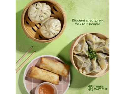 Cesta de Vapor de Bambu para Frutos do Mar e Dim Sum