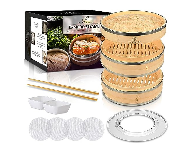 Recipiente a Vapor de Bambu