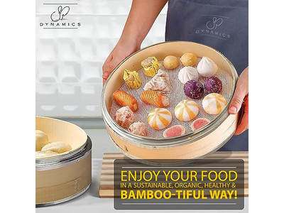 Recipiente a Vapor de Bambu