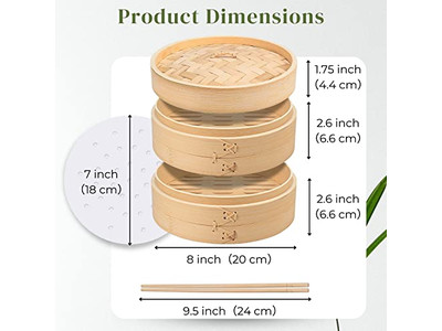 Cestas de Vapor de Bambu