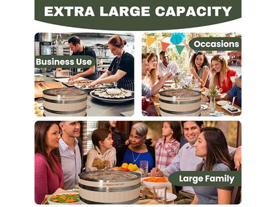 Cestas de Vapor para Fogão Cesta de Vapor de Bambu